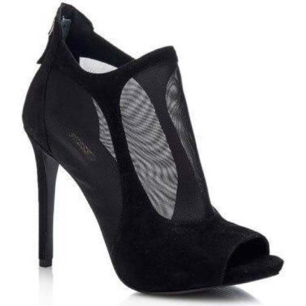 Guess Open Toe mesh heels